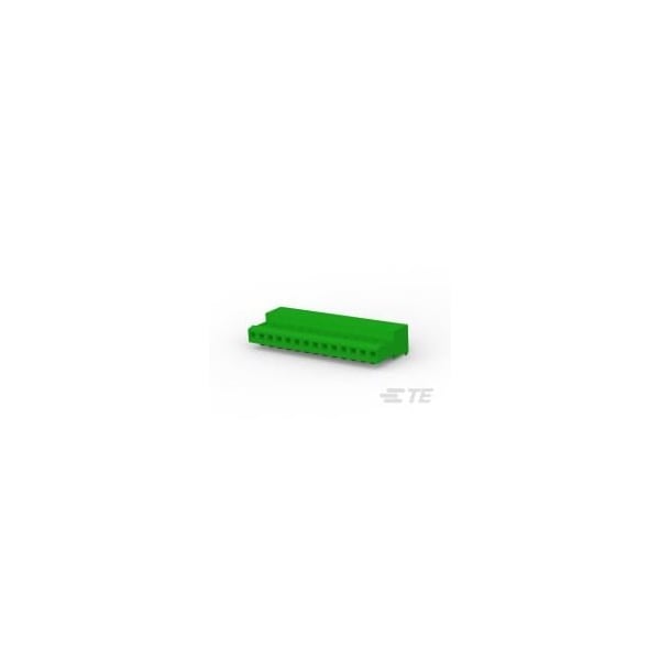 Te Connectivity Headers & Wire Housings 14P C/E 28Awg W/O Tab W/Green Stripe 4-640443-4 - main